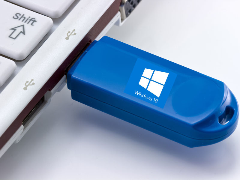 How to burn Windows 10 on a usb flash - masterpiece
