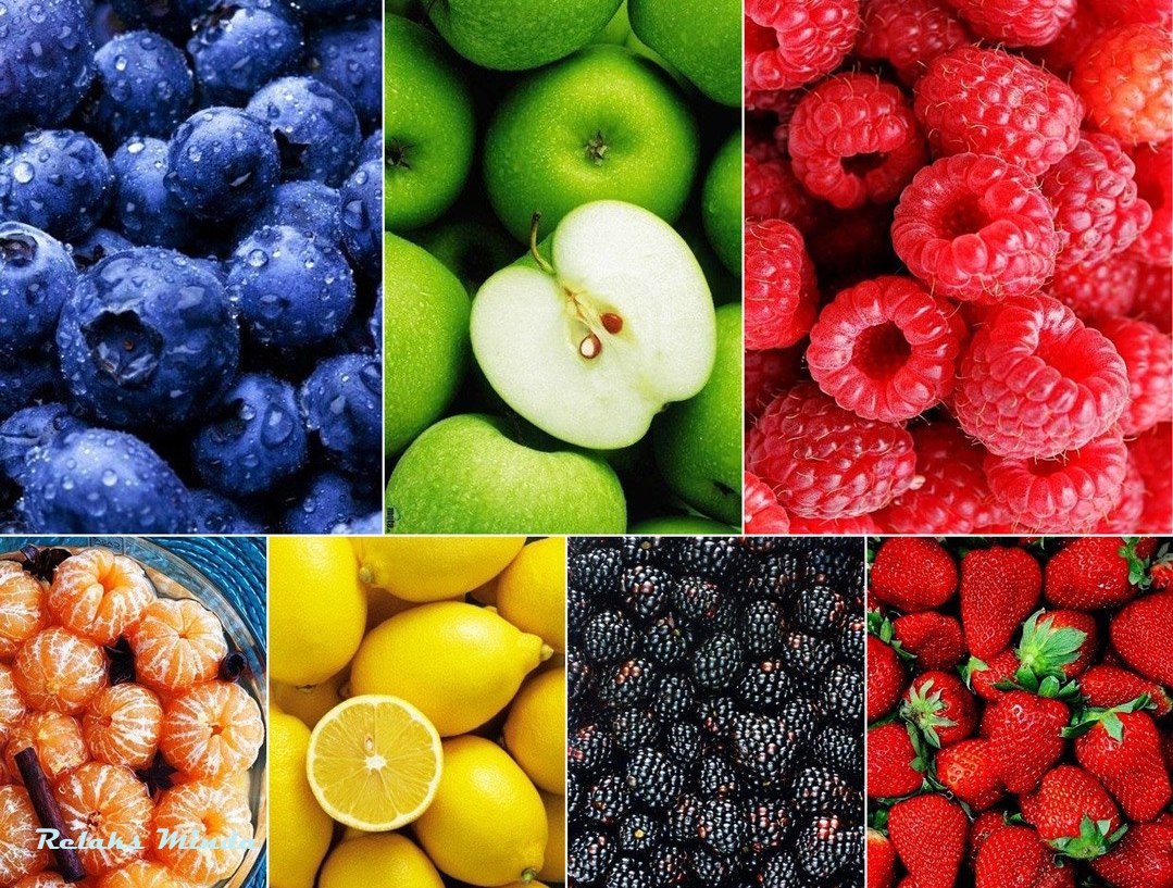 Разные цвета фруктов говорят о том что