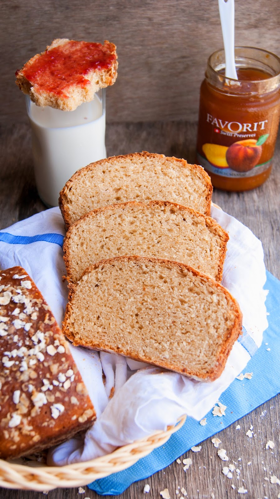 Always Hungry Whole Wheat Oatmeal Honey Bread