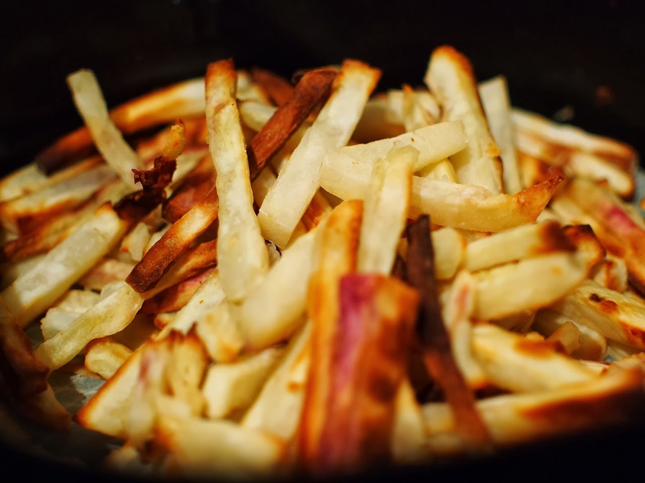 Air Fryer Recipe, Pressure Cooker Recipe, Korean Food Air Fry Golden Sweet Potato Stick