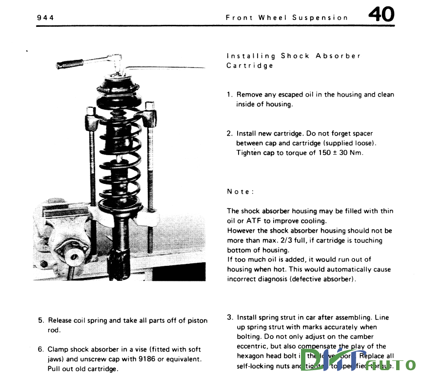 Porsche 944 Workshop Manual-Vol3x-chassis - Automotive Library