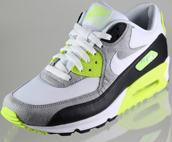 nike air max 90 premium black white medium grey