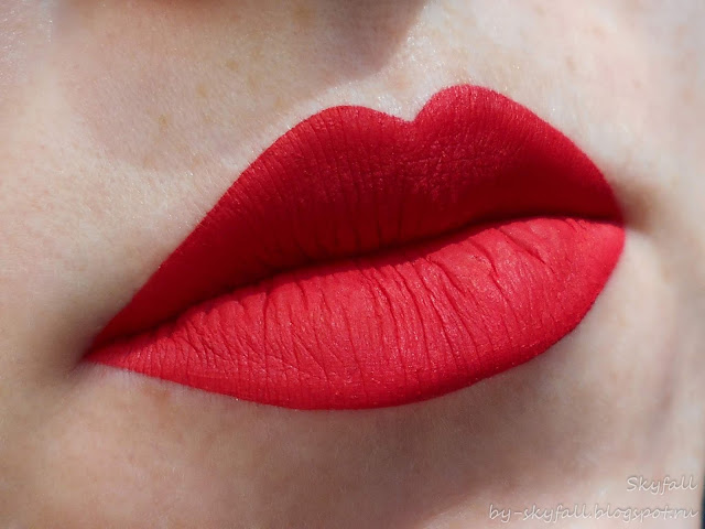 матовая помада Pierre Rene Matte Fluid Lipstick 08 Crimson Red, отзывы