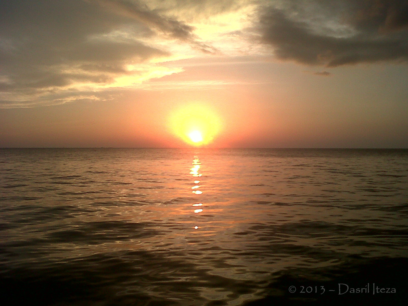 Foto Sunset  Pantai  Tanjungpendam Belitung