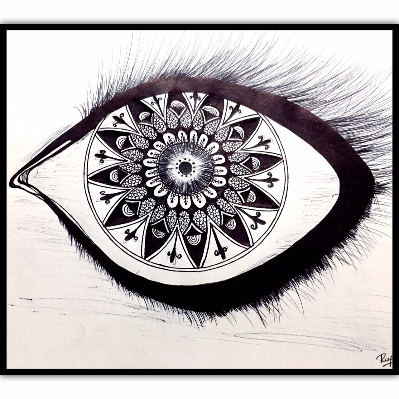 LoveForSketching Mandala Art Eye