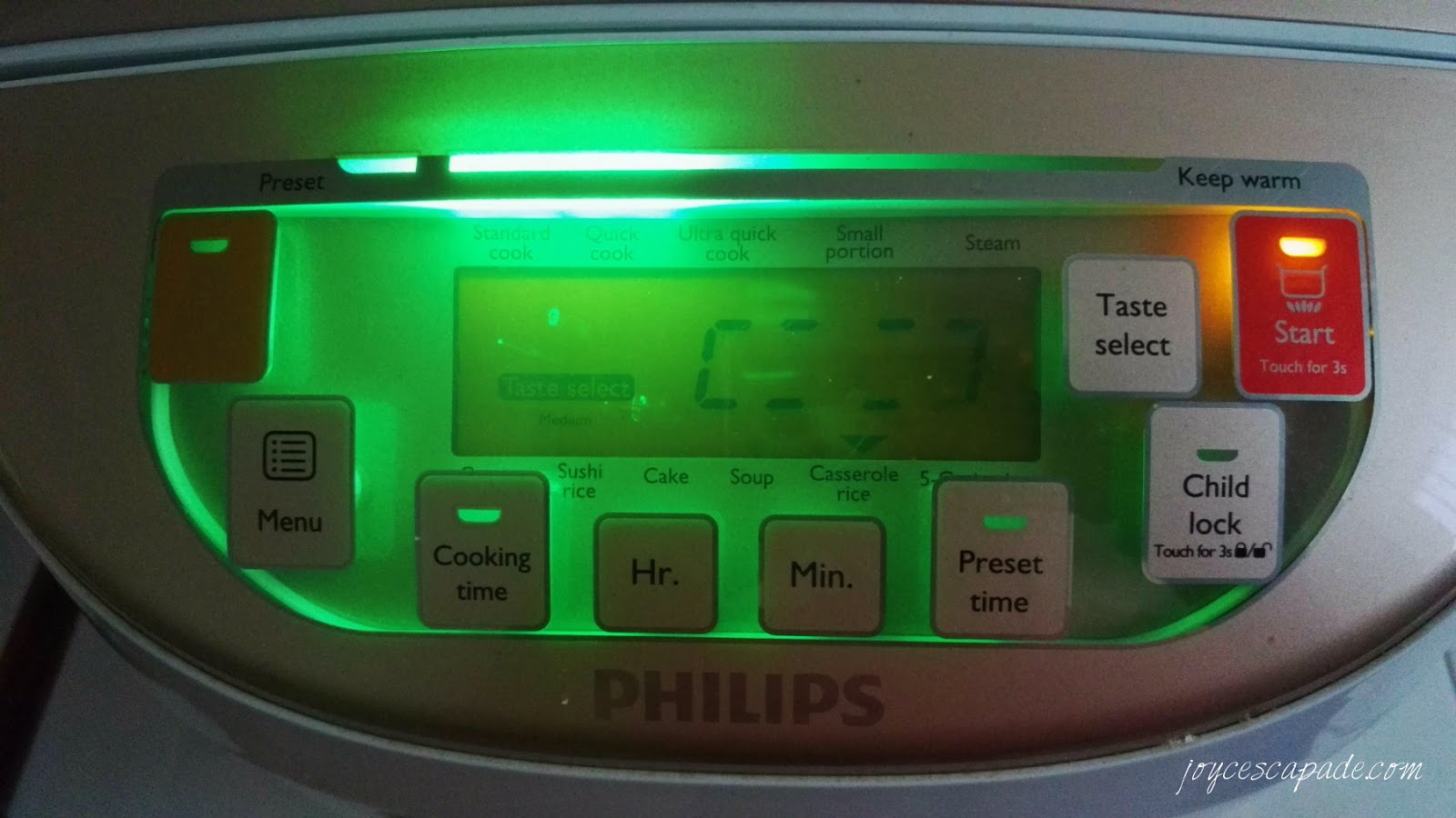 Rice Cooker Version "Claypot" Chicken Rice Joy 'N' Escapade