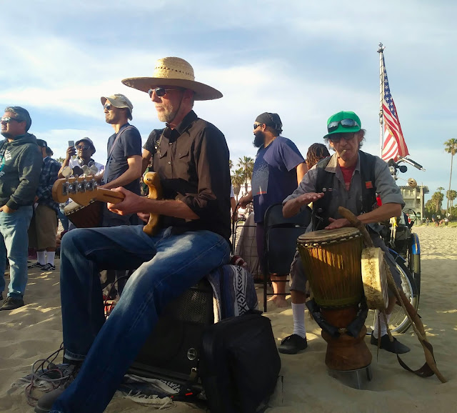 Tim and Kenneth at the Venice Beach Drum Circle by Omar Cherif — 6 May 2018