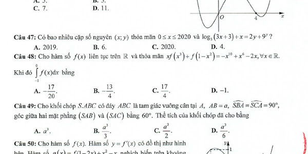 Nhận xét đề thi minh họa môn Toán năm 2020