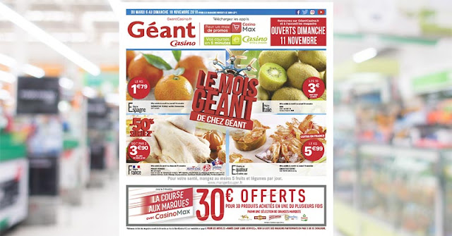 Catalogue Géant Casino Du 6 Au 18 Novembre 2018 Catalogue Géant Casino Du 6 Au 18 Novembre 2018