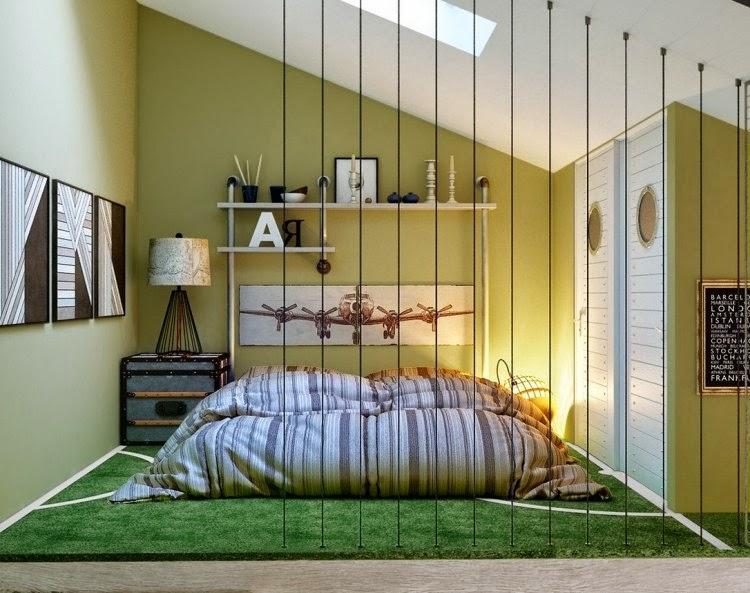 Diseños de dormitorios para jóvenes adolescentes - Ideas para decorar