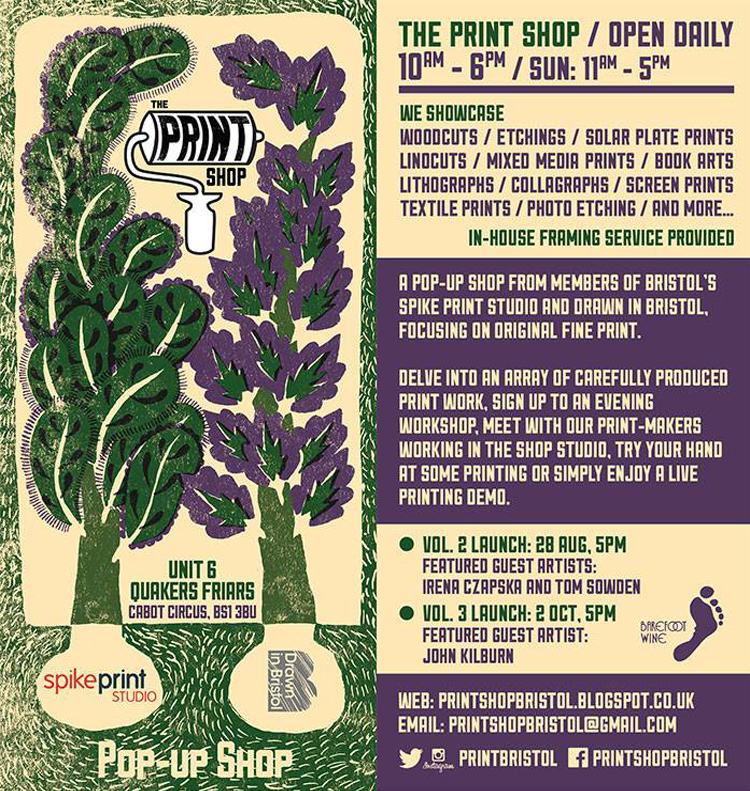 Drawn in Bristol EVENT The Print Shop Volume 2 Launch