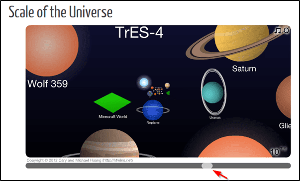 Universe Scale