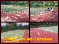 Pengecatan Lapangan Tenis Di Apartemen Puri Cassablanca