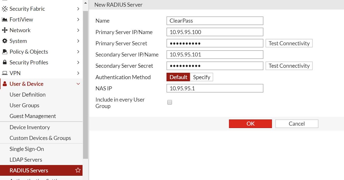 Blog Técnico FORTINET: Integración de Fortigate con Aruba ClearPass ...