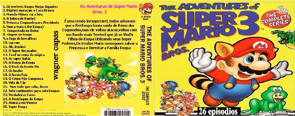 as aventuras de super mario bros 3 completo anima satsu