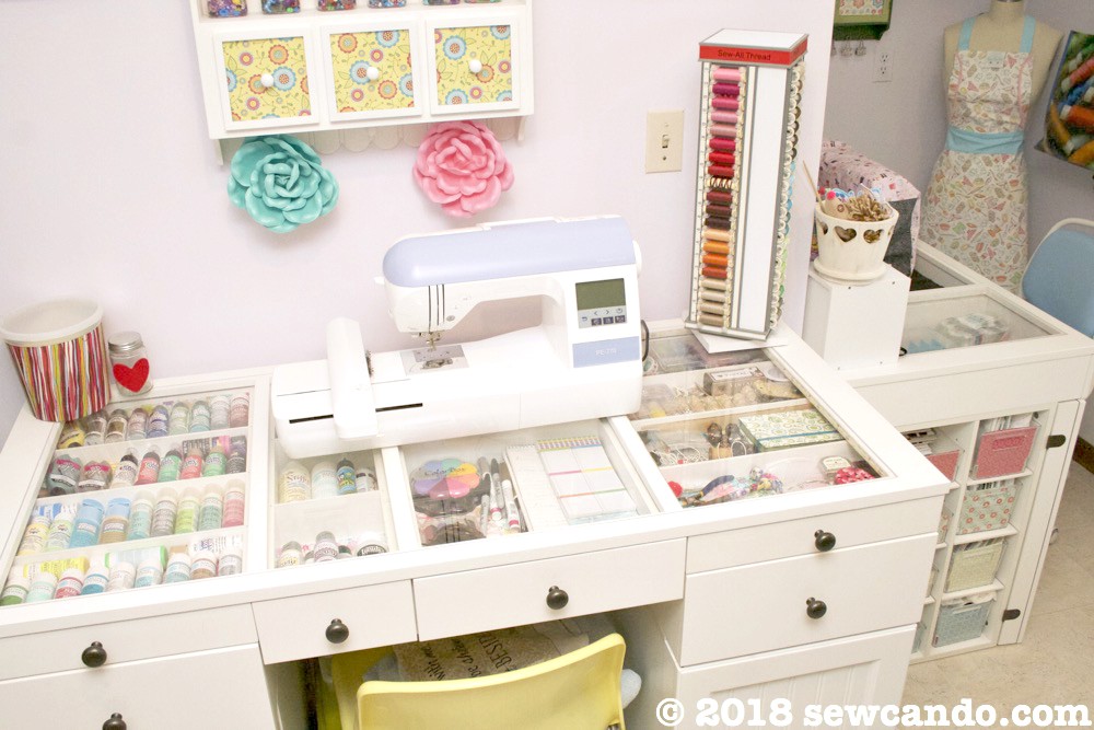 Sew Can Do My Small Space Dream Craft Room Tour 2018