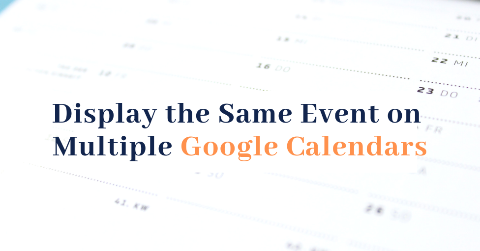 Free Technology For Teachers How To Display The Same Event On Multiple 