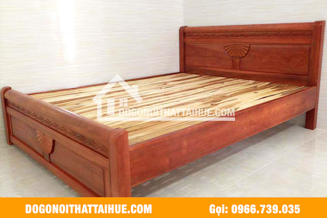 Mẫu giường ngủ gỗ xoan đào tại Huế, Giuong ngu xoan dao Thua Thien Hue