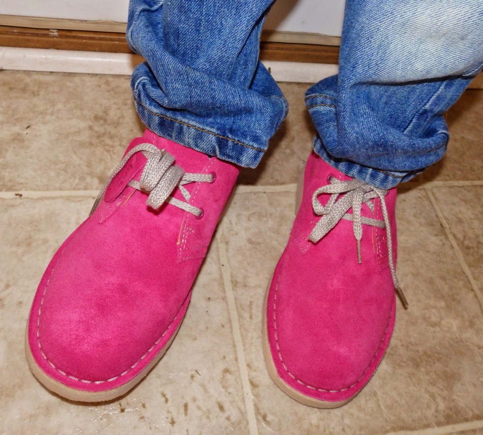 clarks shoes with toy in heel