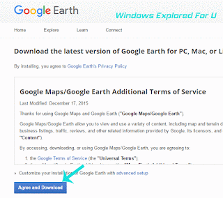 How to install google earth in windows 10