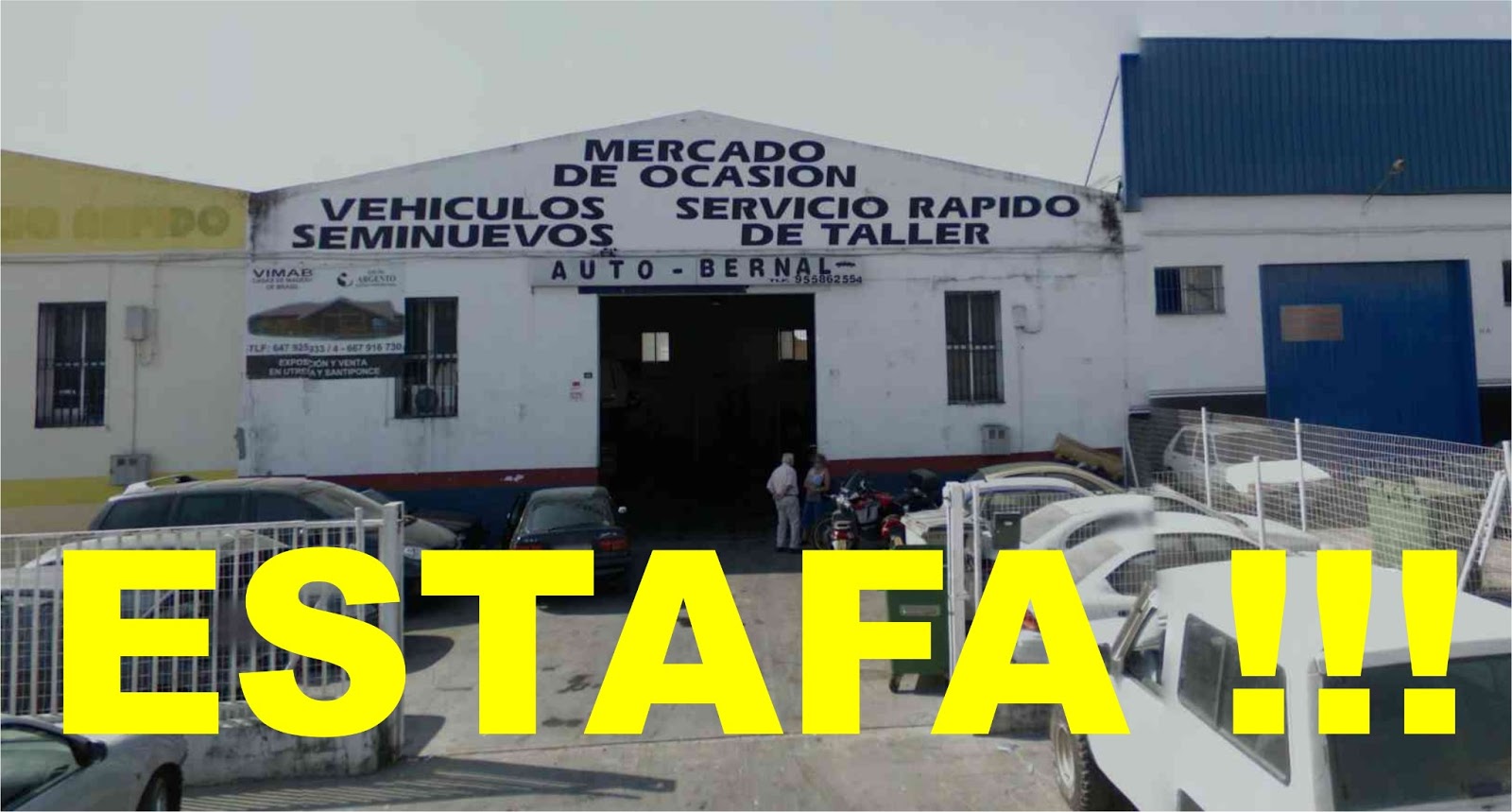 ESTAFA !!!! AUTO BERNAL UTRERA, AUTOS BERNAL UTRERA