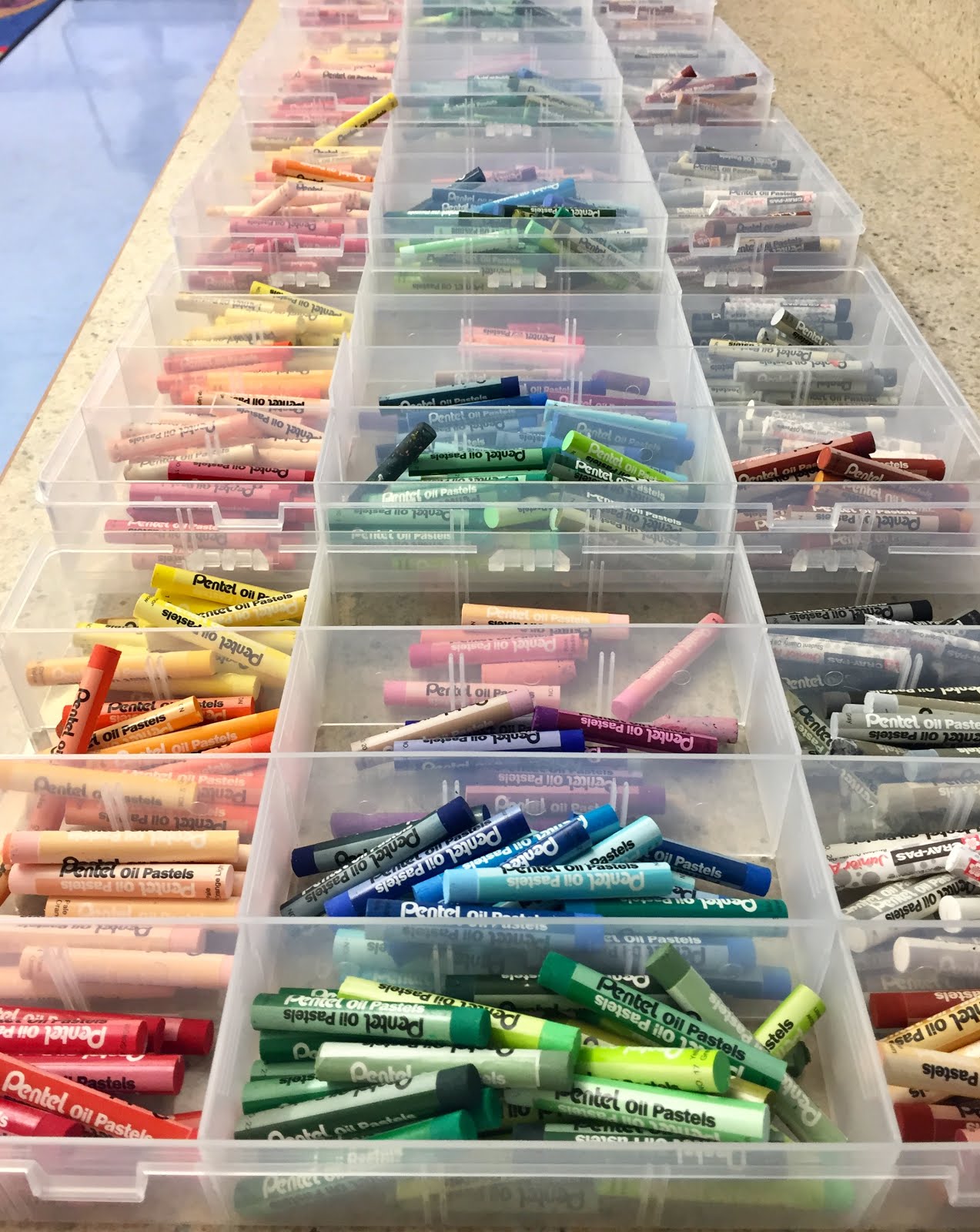 Creativity in Connecticut Oil Pastel Organization