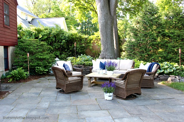 outdoor paved patio