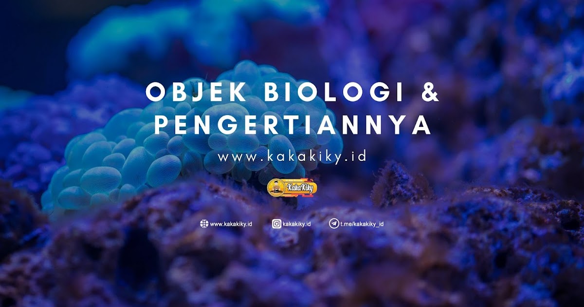 Objek biologi dan pengertiannya secara lengkap