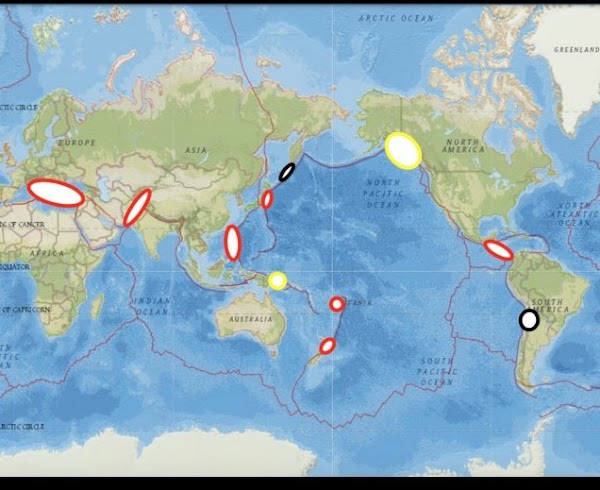 ALERTAS: emiten zona de alto riesgo de sismicidad. ALERTAS: emiten zona de alto riesgo de sismicidad.