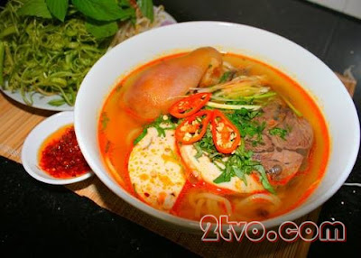 cách nấu bún bò miền trung