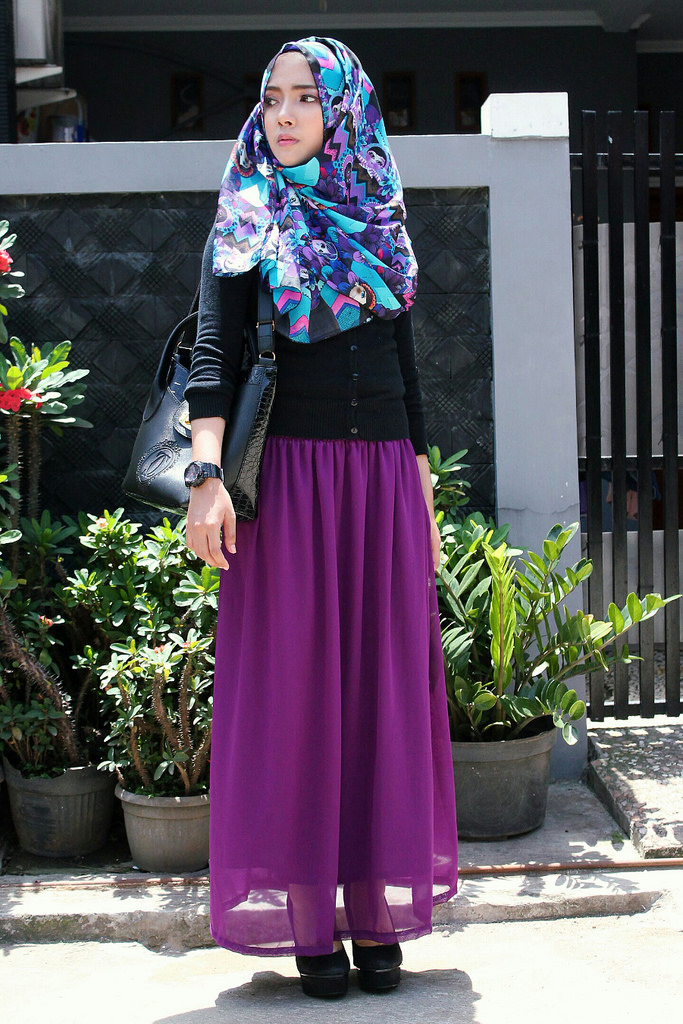 midi dress korea hijab