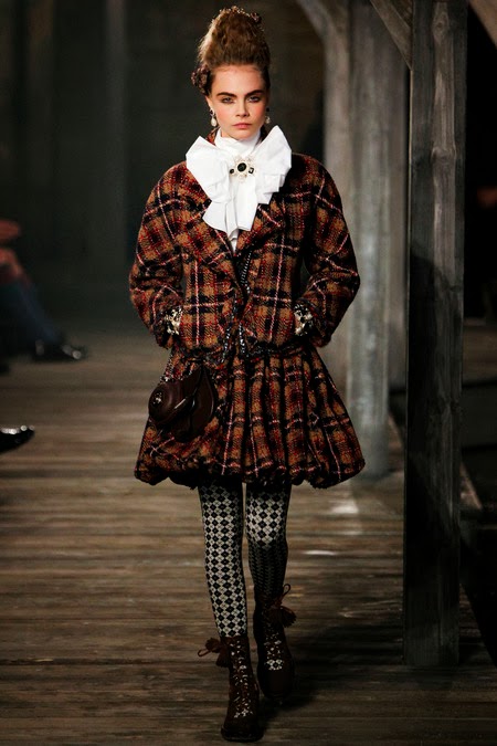 The Confident Journal: Chanel Inspired: Argyle Skater Outfit