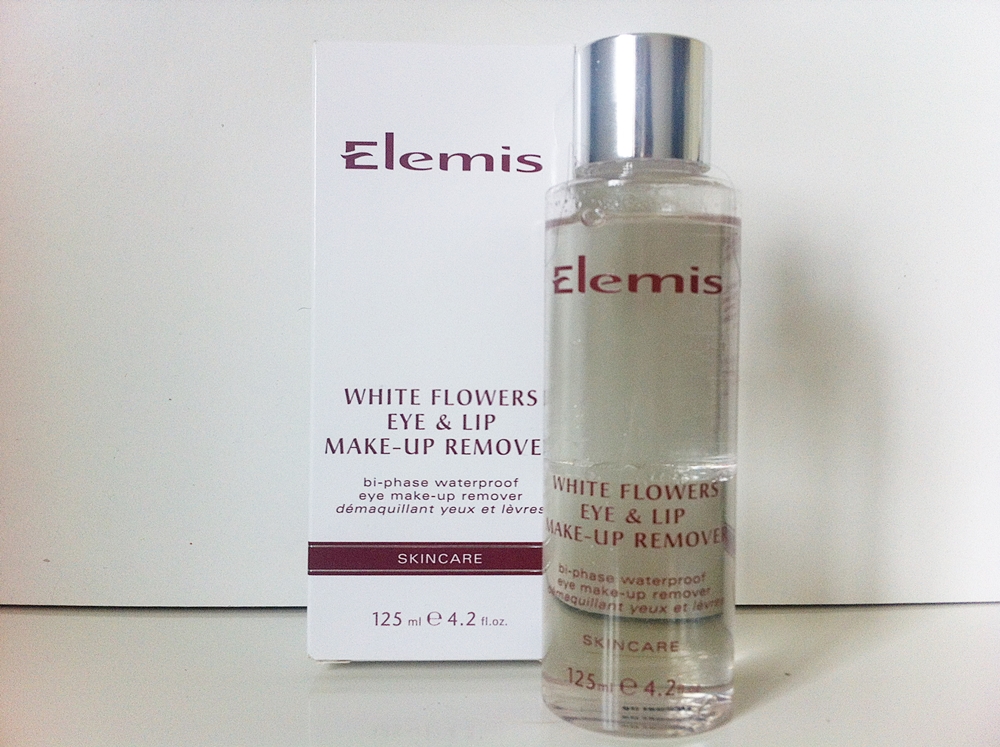 elemis white flowers eye & lip makeup remover