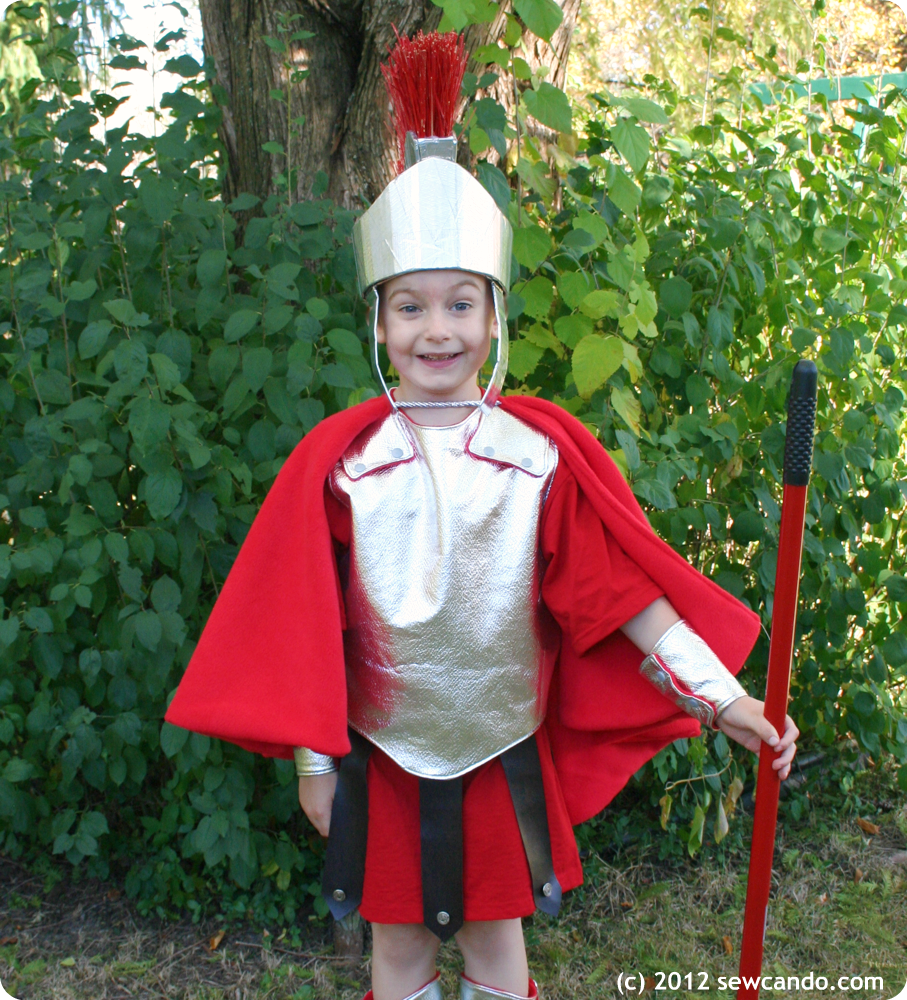 gobierno Idealmente colorante disfraz de soldado romano con patrones simples | Trato o truco