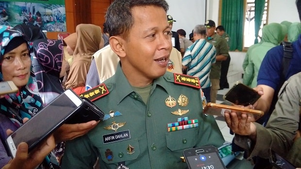 Kolonel Arifin Dahlan Berharap Warga Bandung Sadar Sampah
