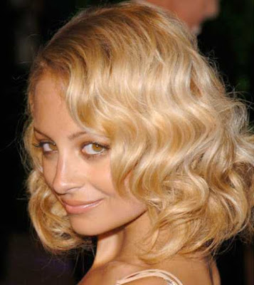 Nicole Richie Curly Finger Waves