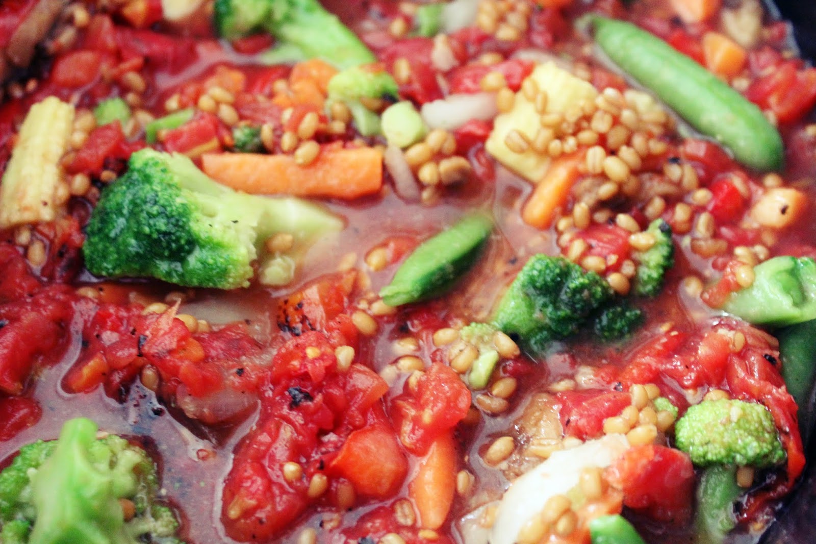 Ugly delicious (Trader Joe's veggie barley and meatball crock pot dump meal) My Sh*tty Kitchen