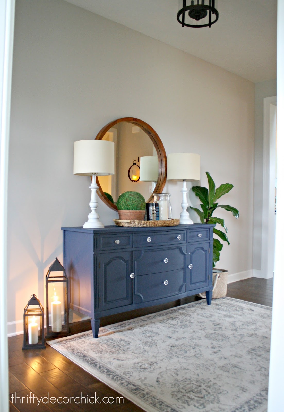 Our Cozy And Welcoming Foyer From Thrifty Decor Chick