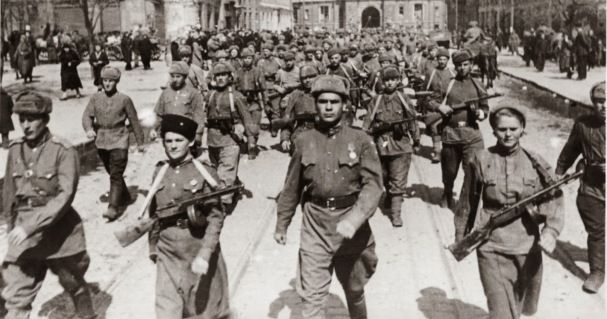 Освобождение Одессы 10 апреля 1944 года. Французские войска в одессе
