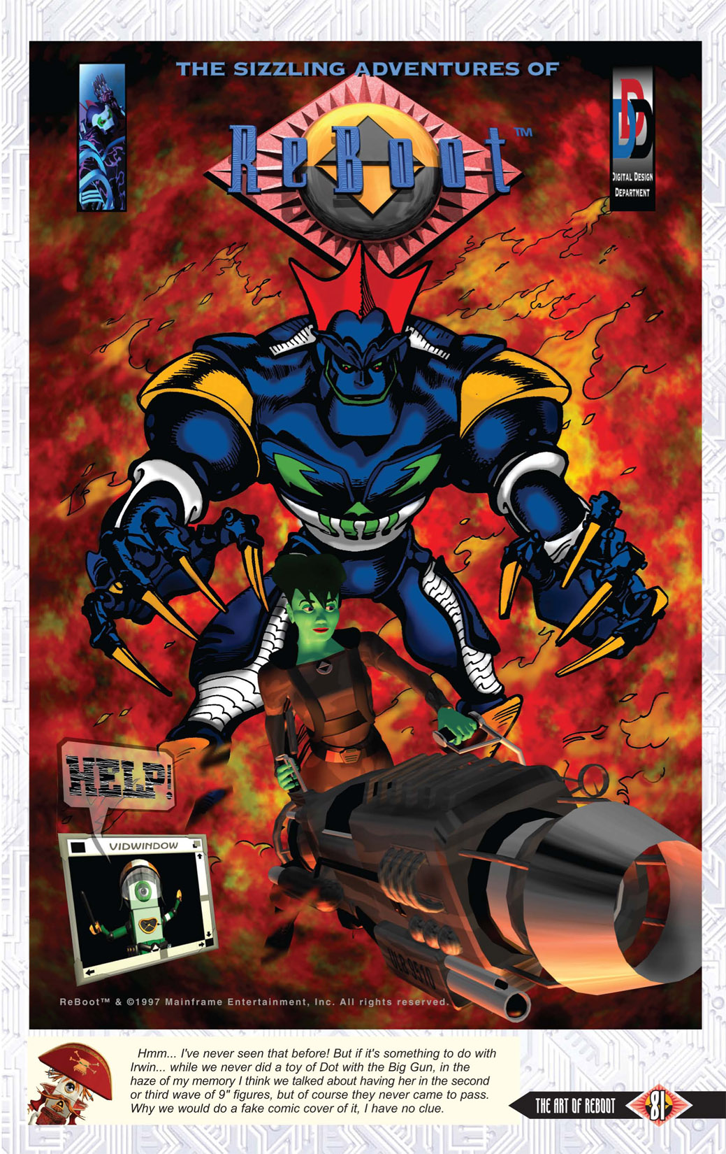 Read online The Art of Reboot comic -  Issue # TPB - 80