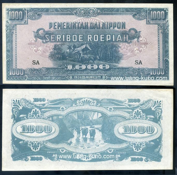 Sejarah Uang Kuno Indonesia Uang Seri Pemerintahan Dai Nippon 1944