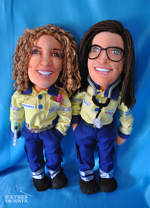 muñecos profesiones personalizados