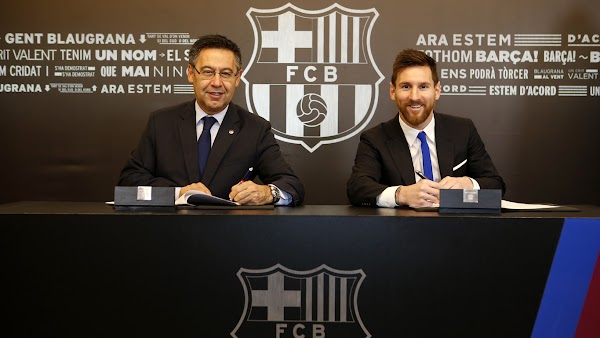 Oficial: El FC Barcelona renueva hasta 2021 a Messi