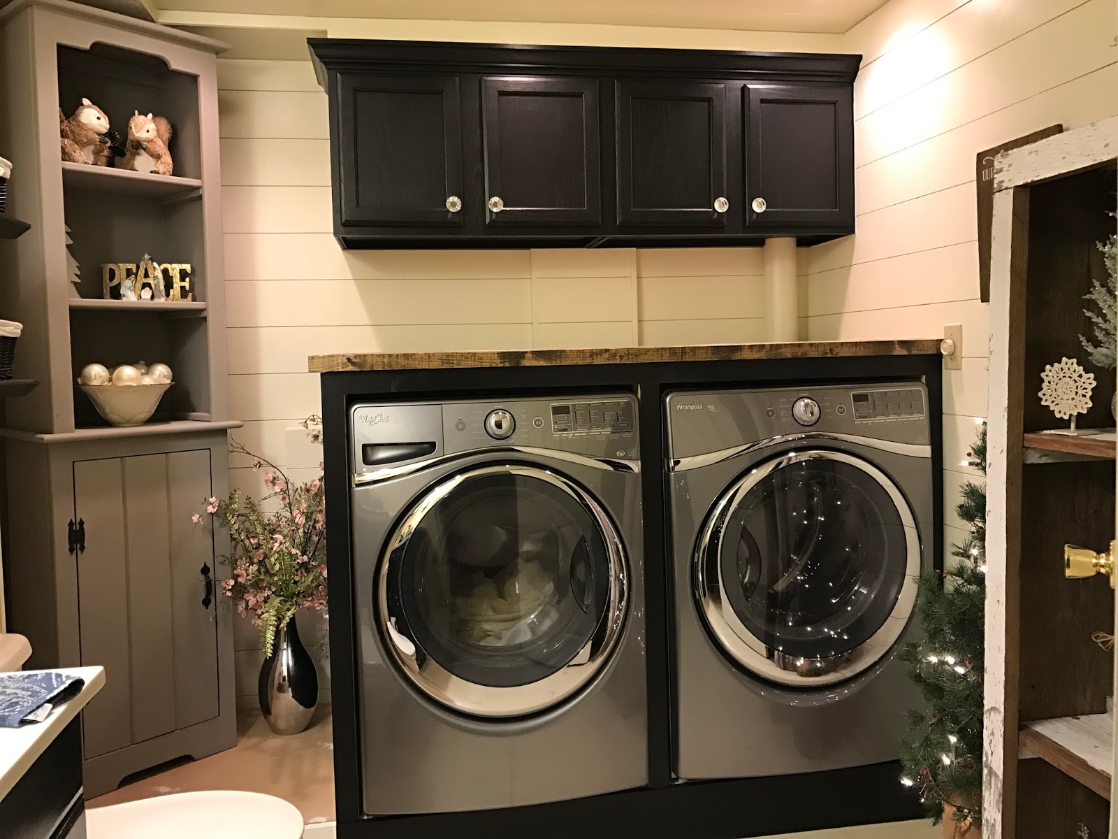 Diy Whole House Makeover On A Budget Laundry Room Is Coming Along
