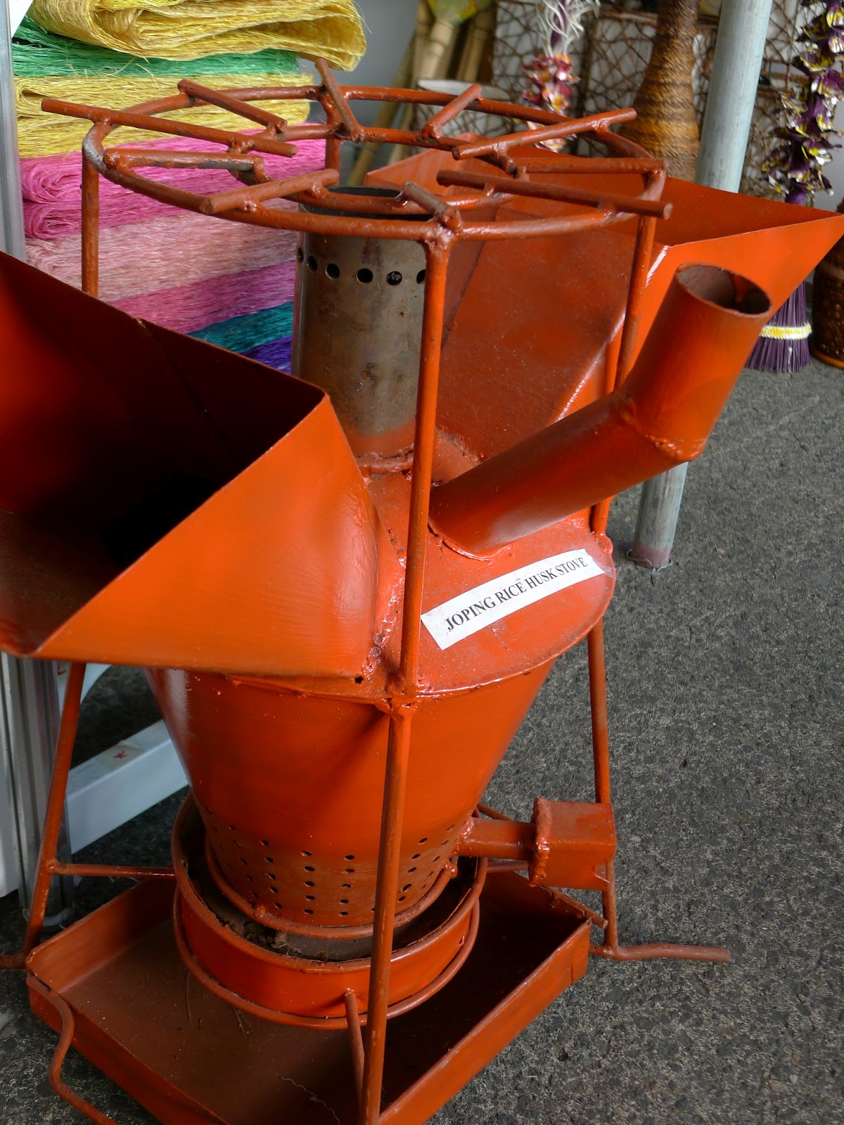 adventures in sustainability Rice Hull Stove, Bicol Region, Philippines