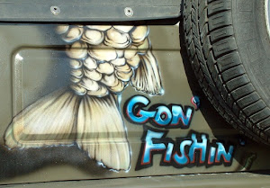 Custom paint on utility vehicle.