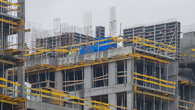 Budowa River Tower Bydgoszcz KWK Construction