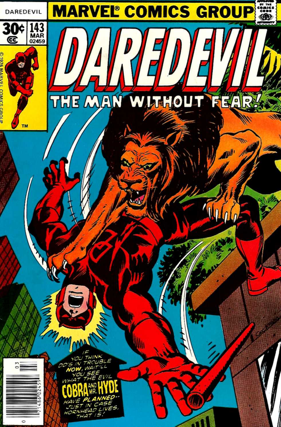 Read online Daredevil (1964) comic -  Issue #143 - 1