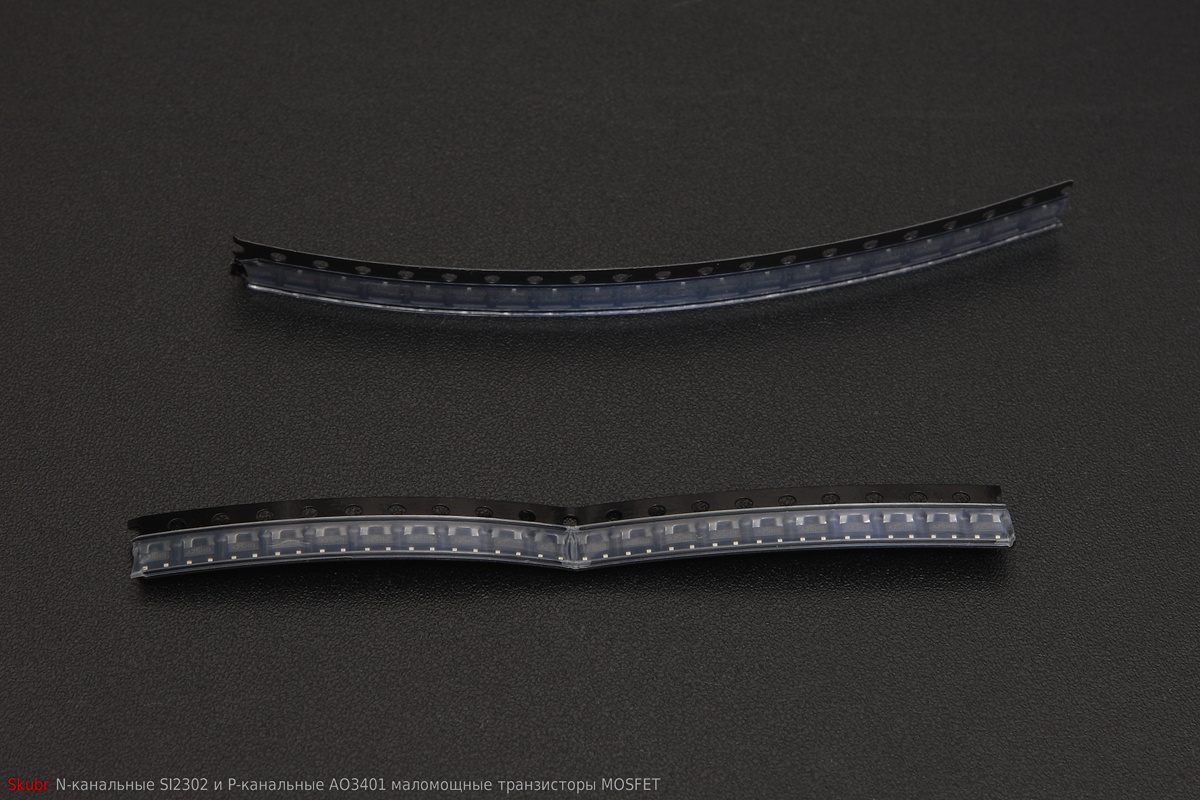 Skubr: N-канальные SI2302 и P-канальные AO3401 маломощные транзисторы ...