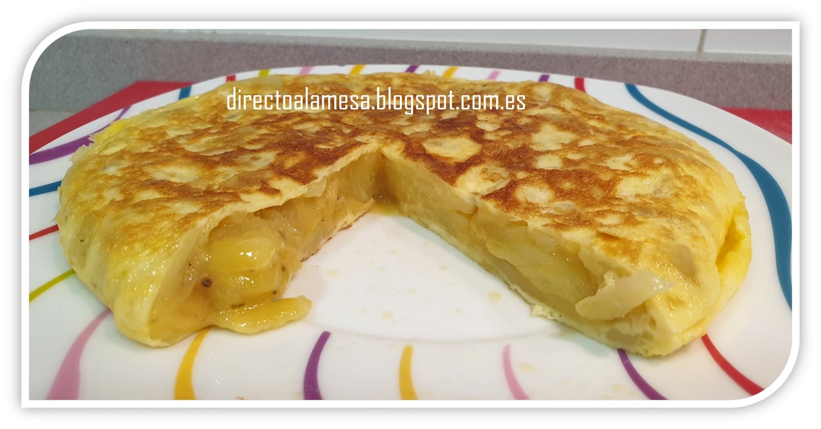 Directo a la Mesa Tortilla de patata al microondas